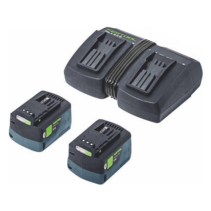 Festool KSC 60 EB-Basic KAPEX Tronçonneuse sans fil 18 V / 36 V 216 mm Brushless + 2x batterie 5,0 Ah + chargeur double