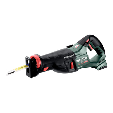 Metabo SSEP 18 LT BL Scie sabre sans fil 18 V 32 mm Brushless + 1x batterie LiHD 10,0 Ah + Metabox - sans chargeur