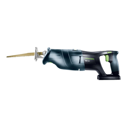 Festool RSC 18 EB-Basic Scie sabre sans fil 18 V Brushless + 2 batteries 4,0 Ah + chargeur rapide + Systainer