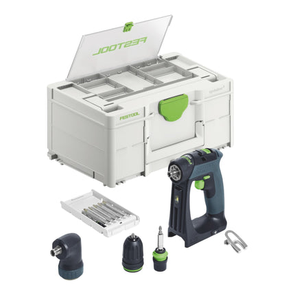 Festool CXS 18-Basic-Set Perceuse-visseuse sans fil 18 V 40 Nm Brushless + 1x batterie 4,0 Ah + chargeur rapide + Systainer