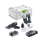 Festool DURADRIVE DWC 18-4500 Basic Visseuse de chantier sans fil 18 V 14 Nm Brushless + 1x batterie 4,0 Ah + chargeur rapide + Systainer