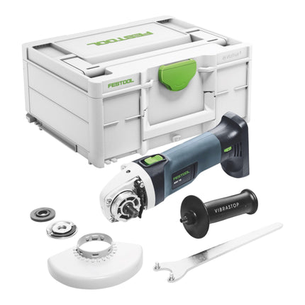 Festool AGC 18-125 EB-Basic Meuleuse d'angle sans fil 18 V 125 mm Brushless + 1x batterie 4,0 Ah + chargeur rapide + Systainer