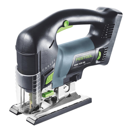 Festool CARVEX PSBC 420 EB-Basic Scie sauteuse pendulaire sans fil 18 V 120 mm Brushless + 2x batterie 5,0 Ah + chargeur rapide + Systainer