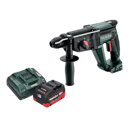 Metabo KH 18 LTX 24 Marteau combiné sans fil 18 V 2,1 J SDS Plus + 1x batterie LiHD 5,5 Ah + chargeur