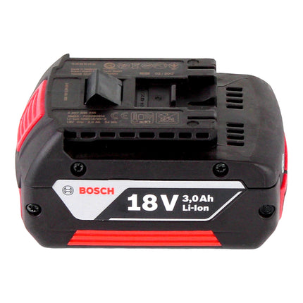 Bosch GOP 18V-34 Professional Cutter multifonctions sans fil 18 V Starlock Plus + 1x batterie 3,0 Ah + 17 pces. d'accessoires + L-Boxx - sans chargeur