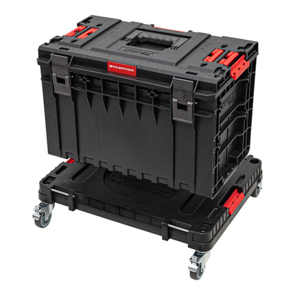 Toolbrothers RHINO XXL roulette de transport mobile ECO Movement+ planche à roulettes avec roues pivotantes en métal et frein