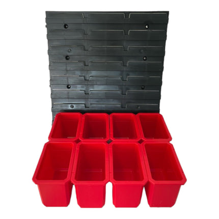 Toolbrothers RHINO Container Set Nr. 2 Paroi d'atelier avec 8 récipients pour la valise RHINO XXL