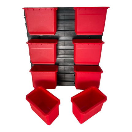 Toolbrothers RHINO Container Set Nr. 2 Paroi d'atelier avec 8 récipients pour la valise RHINO XXL