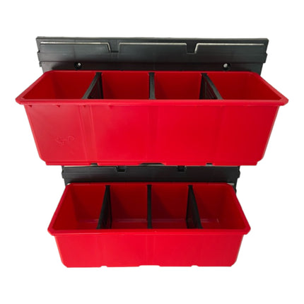Toolbrothers RHINO Container Set Nr. 5 Paroi d'atelier avec 2 récipients pour RHINO XXL Mallette hauteur M et Organizer hauteur XL