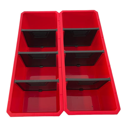 Toolbrothers RHINO Container Set Nr. 5 Paroi d'atelier avec 2 récipients pour RHINO XXL Mallette hauteur M et Organizer hauteur XL