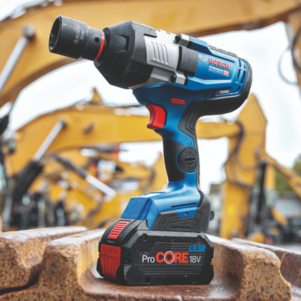 Bosch GDS 18V-1600 HC Professional Visseuse à choc sans fil 18 V 1600 Nm 3/4'' BITURBO Brushless + 2x batterie ProCORE 4,0 Ah + chargeur + L-Boxx
