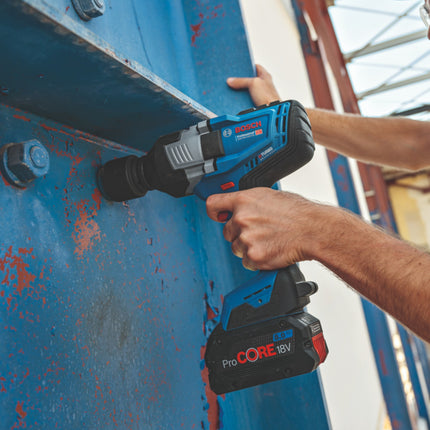 Bosch GDS 18V-1600 HC Professional Visseuse à choc sans fil 18 V 1600 Nm 3/4'' BITURBO Brushless ( 06019M1002 ) + 2x batterie ProCORE 8,0 Ah + chargeur + L-Boxx
