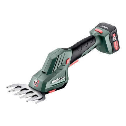 Metabo PowerMaxx SGS 12 Q Cisaille à gazon et à buissons sans fil 12 V ( 601608500 ) + 1x batterie 2,0 Ah + chargeur + sac