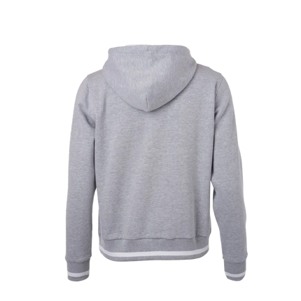 Le sweat à capuche L-BOXX en gris-blanc (Homme / taille M) - Sportif et confortable