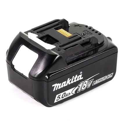 Makita DCL 180 T1 W Aspirateur à batterie 18 V blanc + 1x batterie 5,0 Ah - sans chargeur