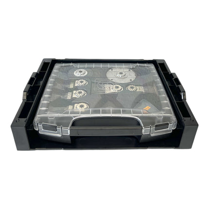 Fein Multimaster AMM 700 MAX AS Outil multifonctions sans fil 18 V Starlock Max Black Edition ( 71294161000 ) + 2x batterie 4,0 Ah + chargeur + 33 pces d'accessoires + L-Boxx