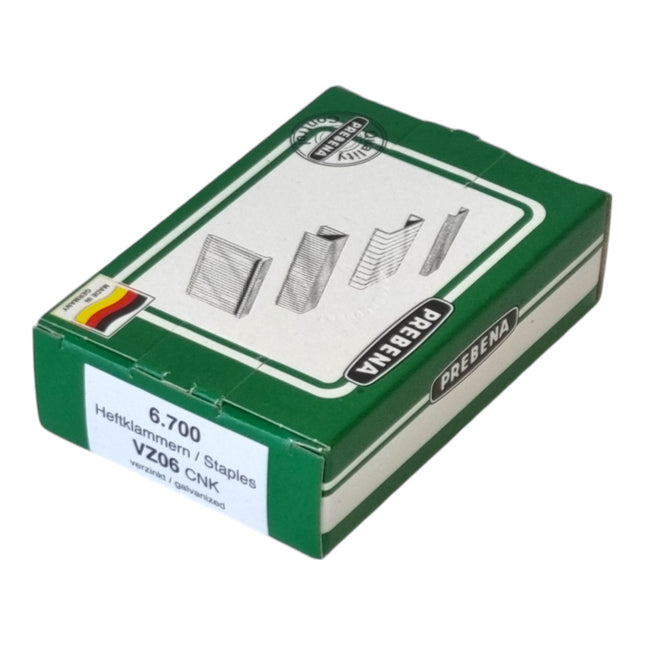 Prebena VZ06CNK Agrafe 10,5 x 6 mm Type VZ 6700 pcs acier galvanisé