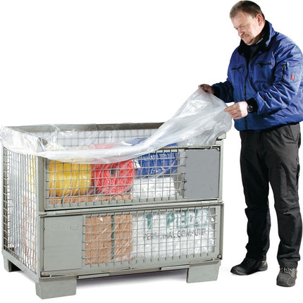 Sac à soufflets ( 9000451015 ) HD-PE naturel 25 µm