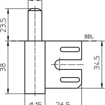 Partie cadre Simonswerk V 8100 WF ( 3000255754 ) Acier nickelé