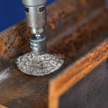 Brosse pinceau PFERD PBU ST ( 8000432595 ) Ø 20 mm épaisseur de fil 0,5 mm 18000 min-¹