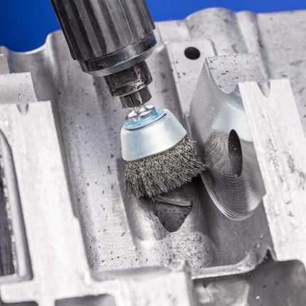 PFERD Brosse boisseau TBU INOX ( 8000435473 ) Ø 50 mm Épaisseur de fil 0,3 mm