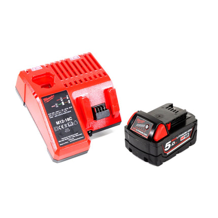 Milwaukee HD18CS-501C Akku Handkreissäge 18V 165 mm + 1x Akku 5,0Ah + Ladegerät + Kreissägeblatt - Toolbrothers