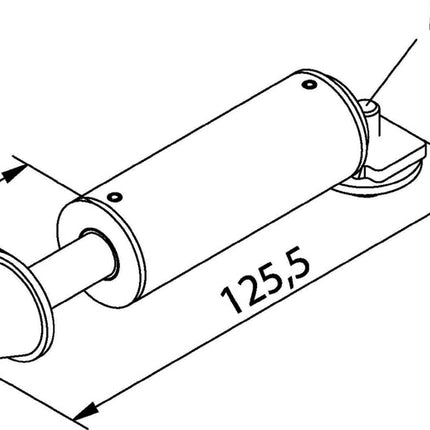 Présentoir de porte HELM ( 3000255742 ) pour montage de sacoche murale