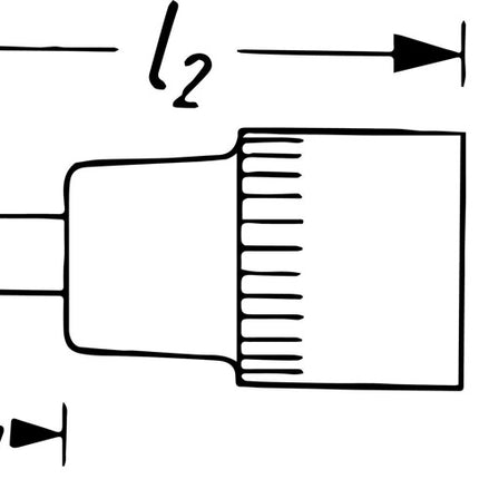 Hazet Douille 8507 ( 8000466406 ) 1/4 ″ PZ Longueur 28 mm