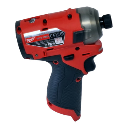 Milwaukee M12 FQID-401 Clé à choc sans fil 12 V 50 Nm 1/4'' Brushless + 1x batterie 4,0 Ah - sans chargeur
