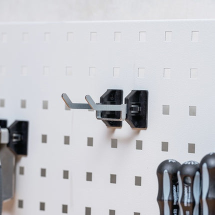 Bedrunka & Hirth Porte-outils SimplaClip ( 9000426503 ) B2xH6mm Crochet 45 ° Plaques perforées