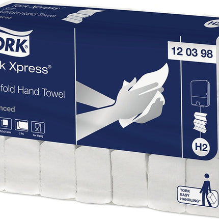 TORK Essuie-mains Tork Xpress(R) 120398 ( 9000474208 ) 2 couches, qualité Advanced blanc adapté à 9000 474 202