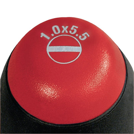 Tournevis Wiha 302 ( 4000825697 ) Largeur de coupe 5,5 mm Lame ronde