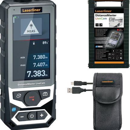 Laserliner Télémètre laser DistanceMaster LiveCam ( 4000858092 ) 150 m ± 1,5 mm