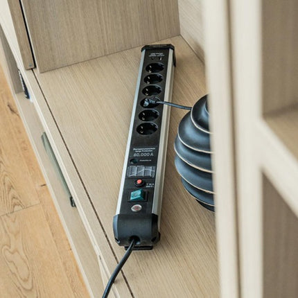 Brennenstuhl Premium-Protect-Line ( 8001718837 ) 16 A 230 V noir/argent 3 m PVC 1,5 mm² Prise multiple