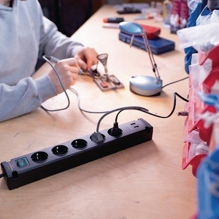 Brennenstuhl Prise multiple Bremounta ( 8000594293 ) 5x câble-L.3m avec protection enfant