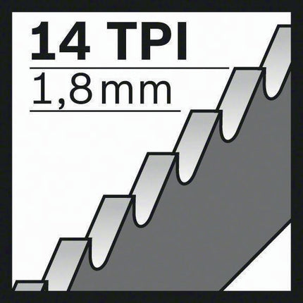 Lame de scie sabre S 922 BF Bosch ( 8000343778 ) Longueur 150 mm Largeur 19 mm avoyée, fraisée
