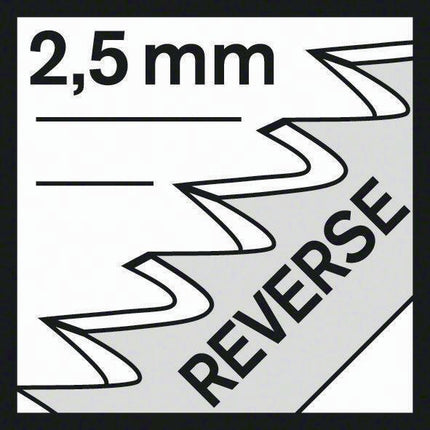 Lame de scie sauteuse T 101 BRF Bosch ( 8000346035 ) Longueur totale 100 mm BIM
