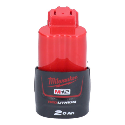 Milwaukee M12 SI-201 Pistolet sans fil 12 V 400 C tête verrouillable + 1x batterie 2,0 Ah - sans chargeur