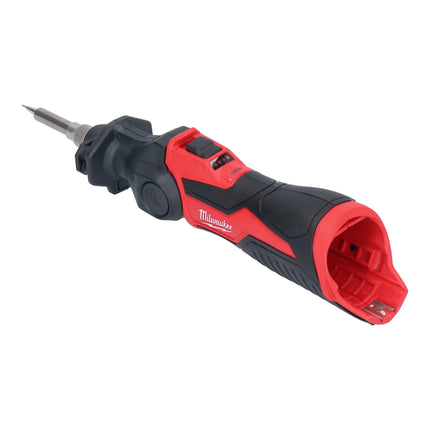 Milwaukee M12 SI-202 Pistolet sans fil 12 V 400 C tête verrouillable + 2x batterie 2,0 Ah + chargeur