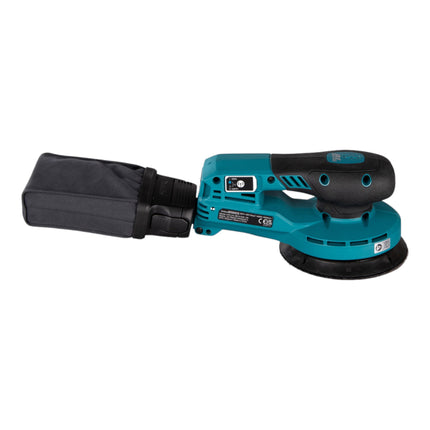 Makita BO 003 CGM201 Ponceuse excentrique sans fil 40 V max. 125 mm 3,0 mm course Brushless + 2x batterie 4,0 Ah + chargeur