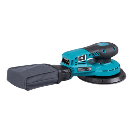 Makita BO 004 CGT101 Ponceuse excentrique sans fil 40 V max. 150 mm 3,0 mm course Brushless + 1x batterie 5,0 Ah + Makpac - sans chargeur