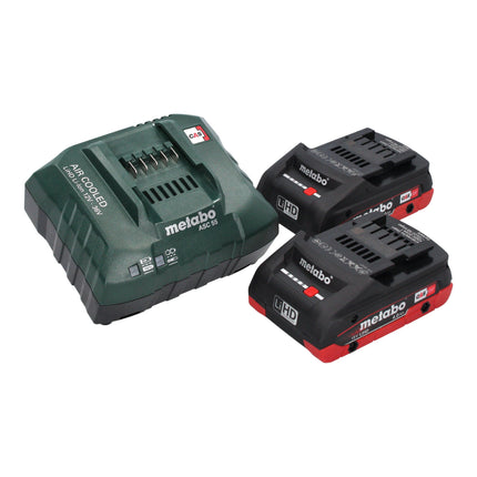 Metabo BP 18 LTX BL Soufflette à batterie 18 V Brushless + 2x batterie LiHD 4,0 Ah + chargeur