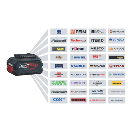 Bosch Kit de démarrage 2x GBA 18 V / 5 Ah / 5000 mAh batterie Li-Ion ( 2x 1600A002U5 ) + chargeur GAL 18V-160 Professional ( 1600A02T5G )