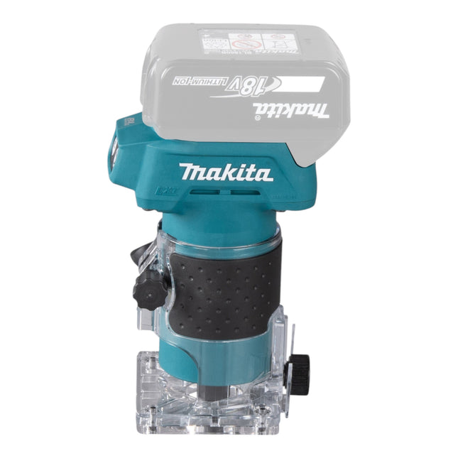 Makita DRT 52 RY1 Fraiseuse de bords sans fil 18 V 6 mm Brushless + 1x batterie 1,5 Ah + chargeur