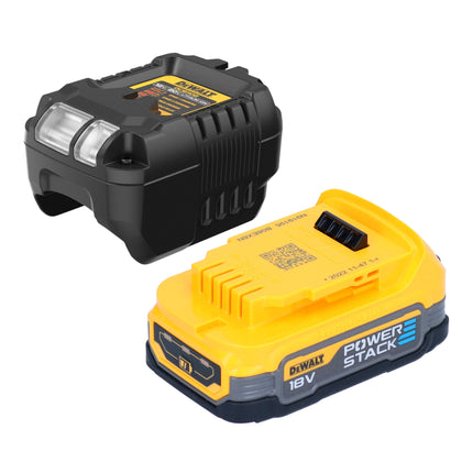 DeWalt DCL 040 E1 Lampe LED sans fil 18 V 110 lm + 1x Powerstack batterie 1,7 Ah + chargeur