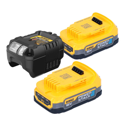 DeWalt DCD 796 E2 Perceuse-visseuse à percussion sans fil 18 V 70 Nm Brushless + 2x Powerstack batterie 1,7 Ah + chargeur