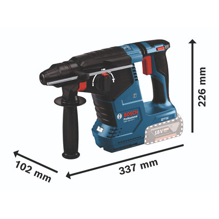 Bosch GBH 18V 24 C Professional Akku Bohrhammer 18 V 2 4 J Brushless SDS plus 2x Akku 5 0 Ah Ladegeraet 3 - toolbrothers