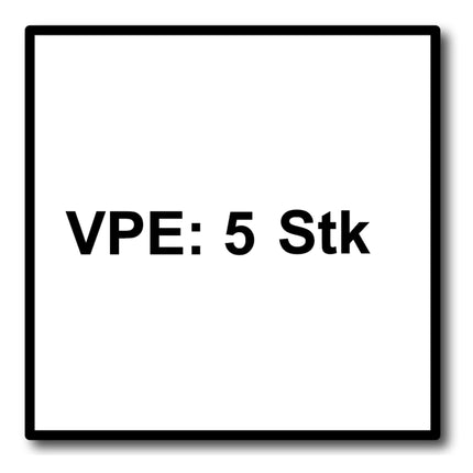 Festool S 105/2,8/5 WOOD Straight Cut Lame de scie - 5 Pièces. ( 204262 ) denture japonaise extrêmement forte, acier HCS