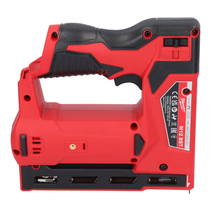 Milwaukee M12 BST 201 Akku Tacker 12 V 6 14 mm 1x Akku 2 0 Ah Ladegeraet 4 - toolbrothers