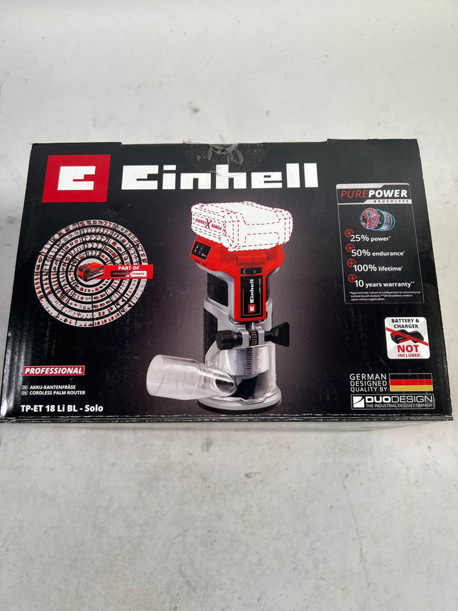 Einhell TP ET 18 Li Akku Kantenfraese 18 V 6 8 mm Brushless 4350412 Solo Unvollstaendig 1 - toolbrothers